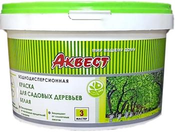 АКВЕСТ-3 Мастер. Краска для садовых деревьев белая. 1,4; 3; 7; 14 кг