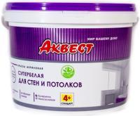 АКВЕСТ-4+ Стандарт. Краска акриловая супербелая для стен и потолков 7; 14 кг АКВЕСТ-4+ Стандарт. Краска акриловая супербелая для стен и потолков 7; 14 кг