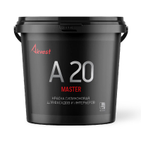 АКВЕСТ-A20 Мастер. Супербелая на основе силиконовой эмульсии для фасадов. 7, 14, 45 кг