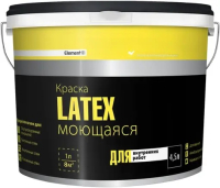 Краска моющаяся для внутренних работ "Alpa Element SE Latex", белая 4,5; 9 л