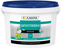 Шпатлевка латексная "Лакра", белая